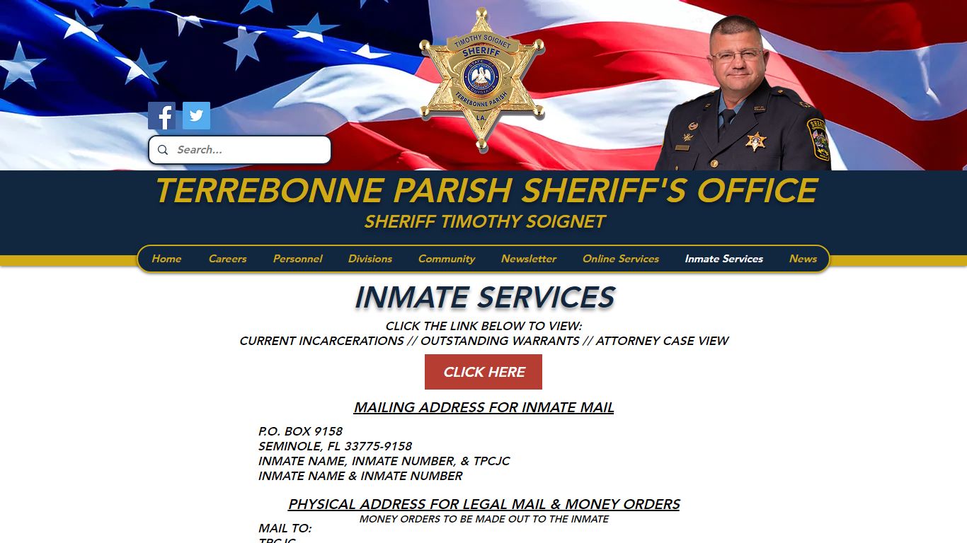 Inmate Services | TPSO